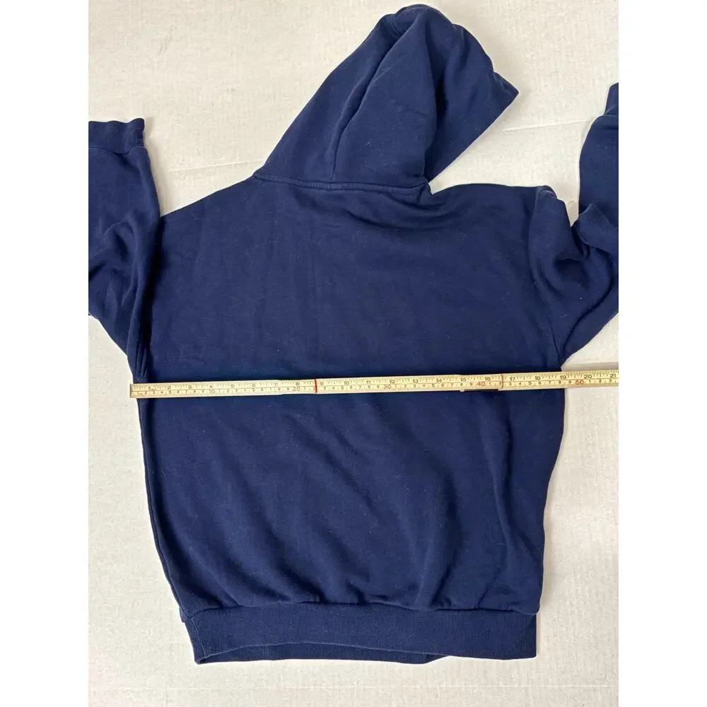 Nintendo Pokémon Characters Pikachu Graphic Fleece Hoodie in navy blue Youth Med